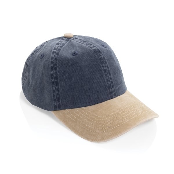 XD Xclusive P453.14 - Casquette deux tons en sergé de coton 270gsm lavé à 6 panneaux BEAU AWARE™