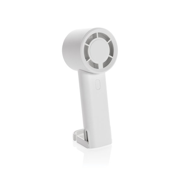 XD Collection P457.07 - Ventilateur portable rechargeable Twist en plastique recyclé RCS