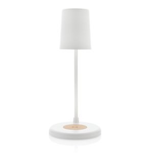 XD Collection P514.03 - Zenara RCS recycled plastic and cork 15W wireless desk lamp