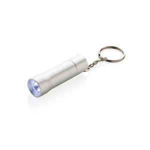 XD Collection P514.04 - Lampe de poche porte-clés en aluminium recyclé Flash RCS