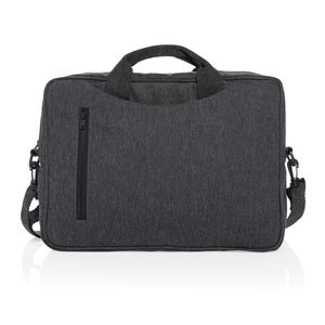 XD Collection P732.11 - Sacoche d'ordinateur portable en coton recyclé Laluka AWARE™ de 15,4 pouces.