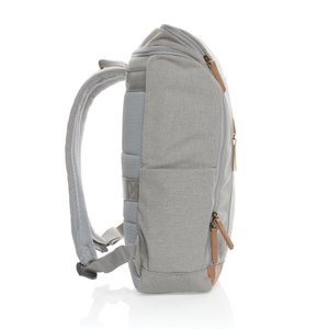 XD Collection P760.24 - Sac à dos pour ordinateur portable 15" en toile recyclée de 16 oz Impact AWARE™