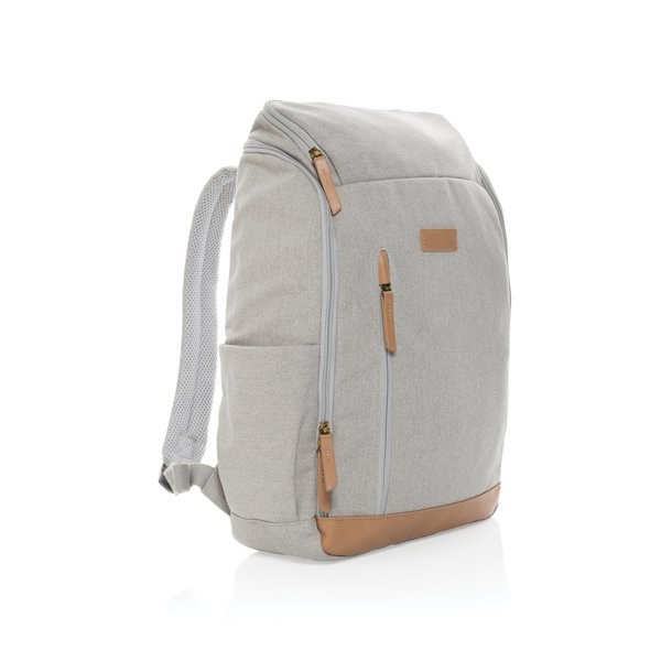 XD Collection P760.24 - Sac à dos pour ordinateur portable 15" en toile recyclée de 16 oz Impact AWARE™