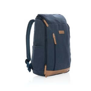 XD Collection P760.24 - Sac à dos pour ordinateur portable 15" en toile recyclée de 16 oz Impact AWARE™