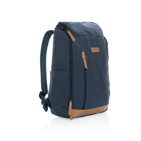 XD Collection P760.24 - Sac à dos pour ordinateur portable 15" en toile recyclée de 16 oz Impact AWARE™