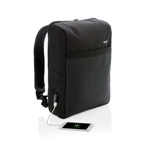 Swiss Peak P762.37 - Swiss Peak 15" anti-theft RFID & USB backpack PVC free