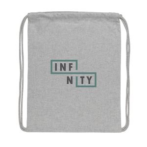 XD Collection P762.63 - Sac à dos à cordon en coton recyclé Impact AWARE™ 145g