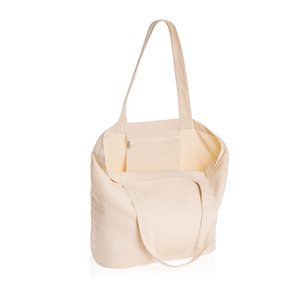 XD Collection P762.96 - Sac cabas Impact Aware™ 240 gsm en toile rcanvas non teint avec poche
