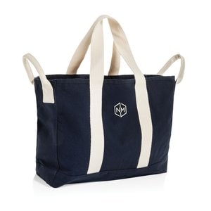 XD Xclusive P763.55 - BEAU AWARE™ Sac de plage en toile recyclée 400 g/m², avec poignée latérale
