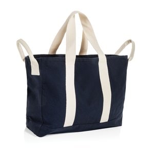 XD Xclusive P763.55 - BEAU AWARE™ Sac de plage en toile recyclée 400 g/m², avec poignée latérale