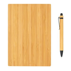 XD Collection P772.15 - Ensemble carnet et stylo en bambou A5
