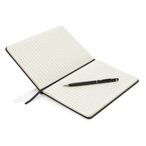 XD Collection P773.31 - Standard hardcover PU A5 notebook with stylus pen