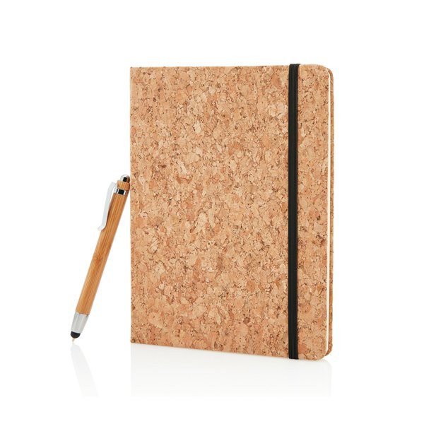 XD Collection P773.77 - A5 notebook with bamboo pen including stylus