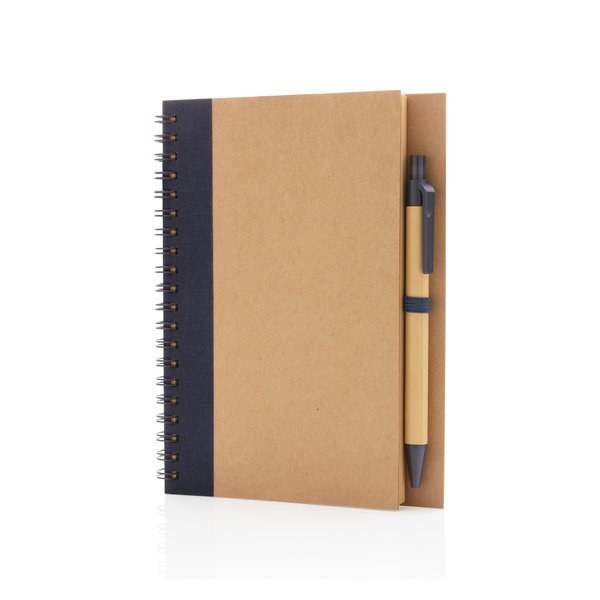 XD Collection P774.26 - Carnet spirale Kraft avec stylo