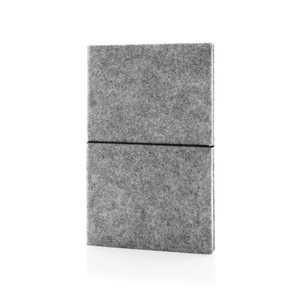 XD Collection P774.47 - Carnet à couverture souple A5 en feutre recyclé certifié GRS