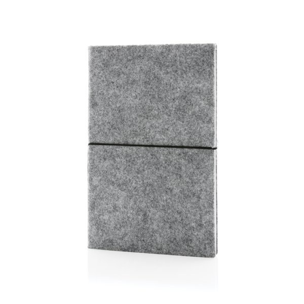 XD Collection P774.47 - Carnet à couverture souple A5 en feutre recyclé certifié GRS