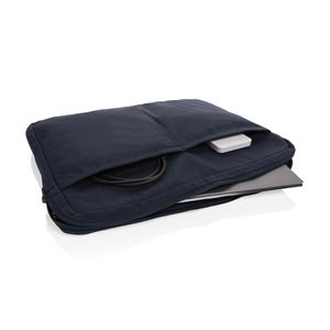 XD Collection P788.14 - Housse d'ordinateur portable Laluka AWARE™ en coton recyclé 15,6 pouces