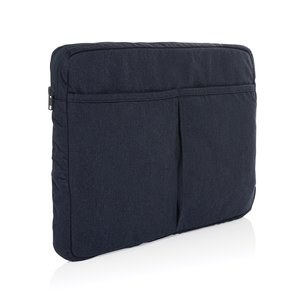 XD Collection P788.14 - Housse d'ordinateur portable Laluka AWARE™ en coton recyclé 15,6 pouces