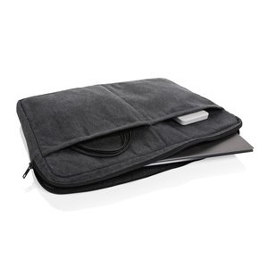 XD Collection P788.14 - Housse d'ordinateur portable Laluka AWARE™ en coton recyclé 15,6 pouces