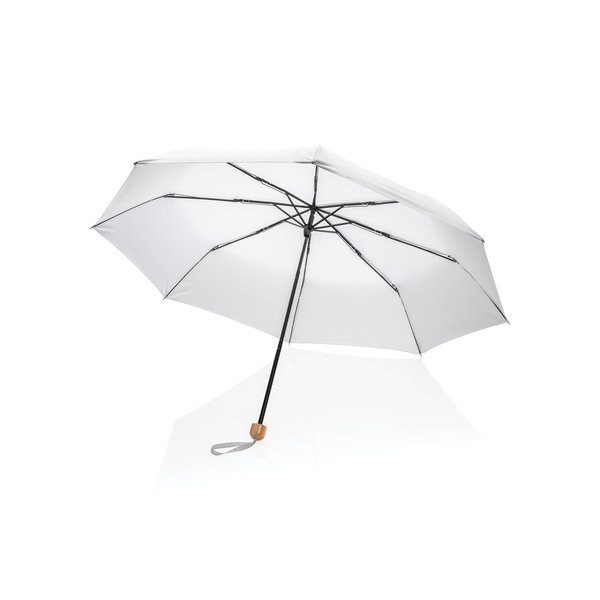 XD Collection P850.57 - Parapluie mini 20,5" AWARE™ RPET 190T Pongee bambou
