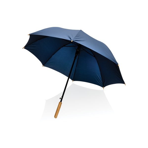 XD Collection P850.65 - Parapluie en bambou 23" Impact AWARE™ RPET 190T à ouverture automatique