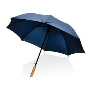XD Collection P850.65 - Parapluie en bambou 23" Impact AWARE™ RPET 190T à ouverture automatique