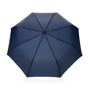 XD Collection P850.70 - Parapluie mini auto-ouvert Kaycey 21" AWARE™ RPET en bois d'acacia