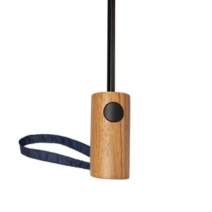 XD Collection P850.70 - Parapluie mini auto-ouvert Kaycey 21" AWARE™ RPET en bois d'acacia