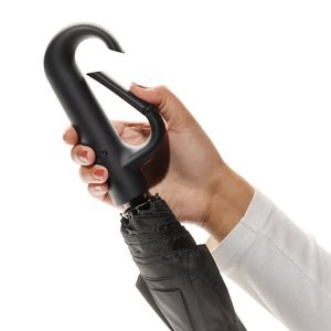 XD Collection P850.71 - Yara 21" AWARE™ RPET solid colour umbrella with carabiner