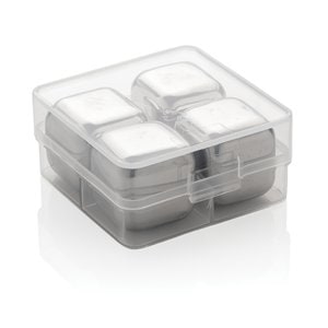 XD Collection P911.08 - Re-usable stainless steel ice cubes 4pc