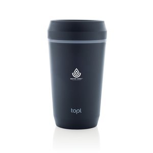 Topl RBTGP12 - Gobelet en plastique recyclé Topl avec couvercle breveté 360 354 ml