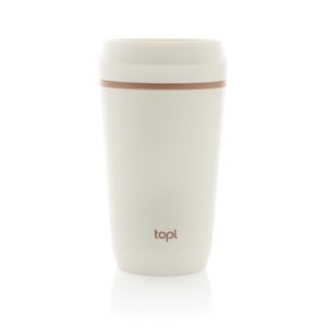 Topl RBTGP12 - Gobelet en plastique recyclé Topl avec couvercle breveté 360 354 ml