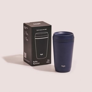Topl RBTGS12 - Topl Gobelet à emporter en acier recyclé Couvercle 360° breveté 354 ml