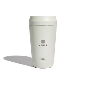Topl RBTGS12 - Topl Gobelet à emporter en acier recyclé Couvercle 360° breveté 354 ml
