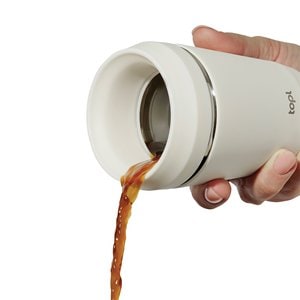 Topl RBTGS8 - Topl Gobelet de voyage en acier recyclé avec couvercle 360° breveté 235 ml