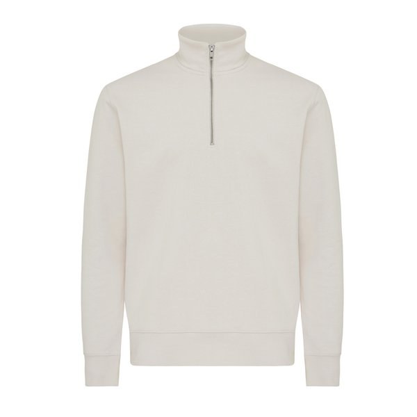 iqoniq T9601 - Pull à col zippé en coton recyclé IQONIQ Elgon