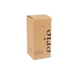 Vinga V43210 - VINGA Erie mug à bouton-poussoir en acier inoxydable recyclé certifié RCS 350 ml