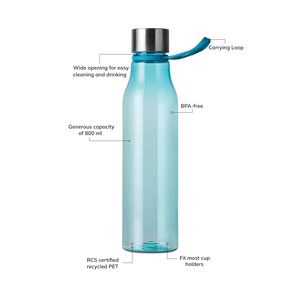 Vinga V43305 - Bouteille d’eau VINGA Lean RCS RPET 800 ml