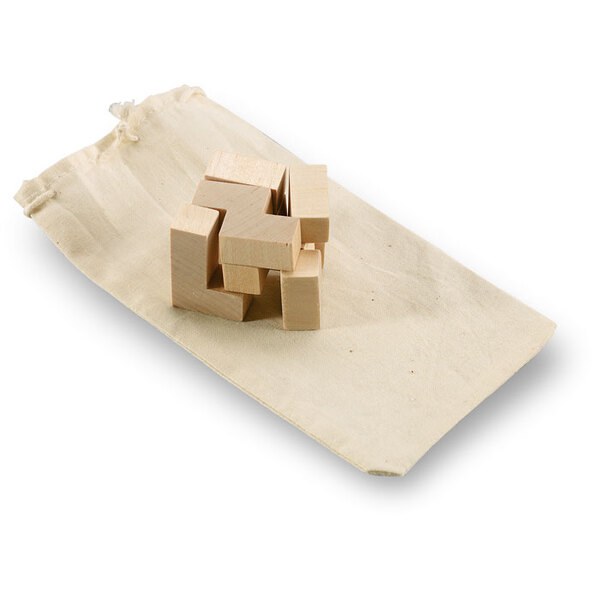 TRIKESNATS Puzzle en bois dans un sac - GiftRetail KC2585