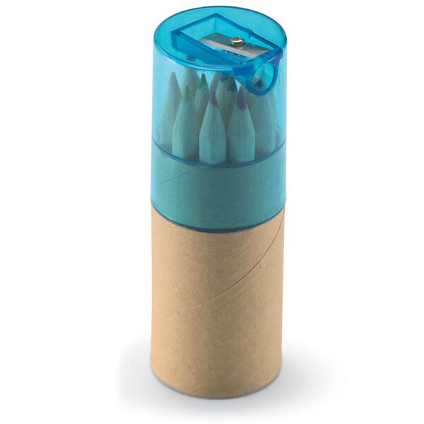 LAMBUT Tube 12 crayons de couleur K - GiftRetail KC6230