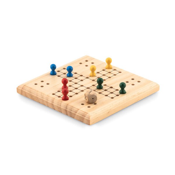 LUDO Solitaire en bois - GiftRetail MO6110