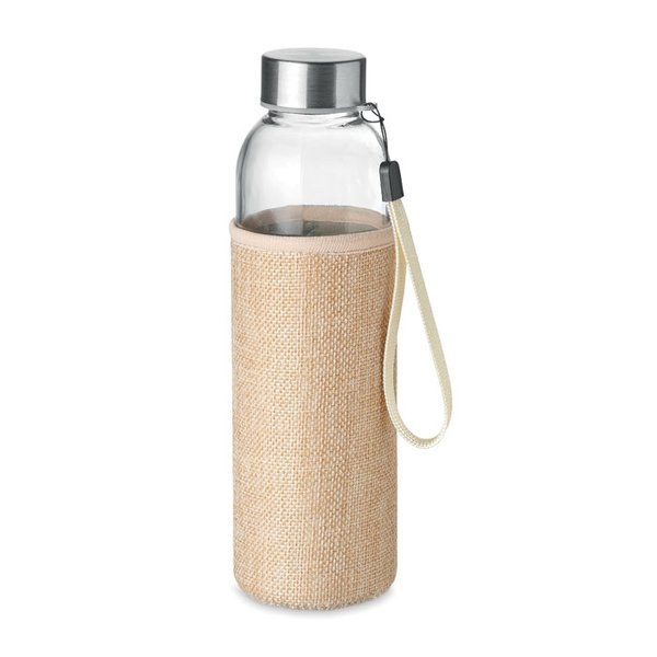 UTAH TOUCH Bouteille & housse en jute - GiftRetail MO6168