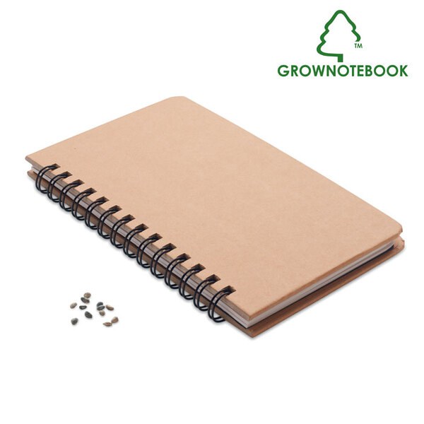 GROWNOTEBOOK™ Un carnet , un Pin - GiftRetail MO6225