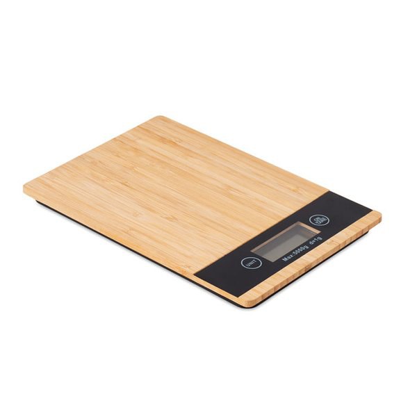 PRECISE Balance de cuisine bambou ABS - GiftRetail MO6245