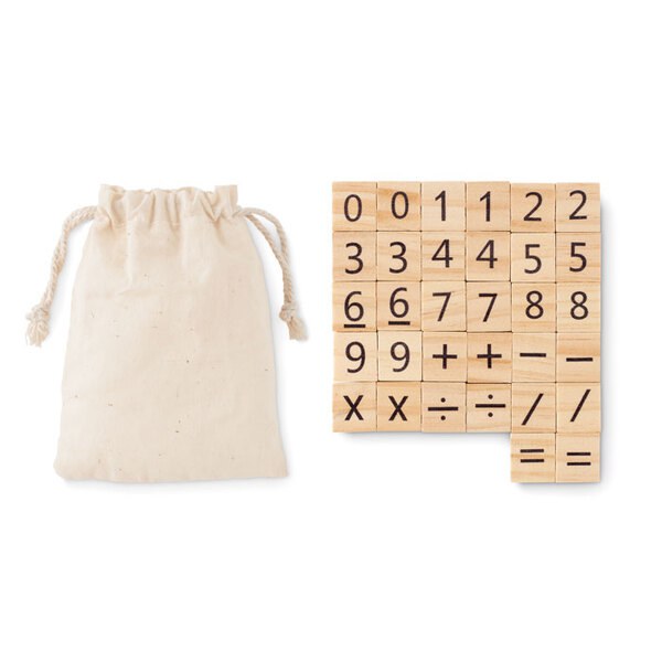 EDUCOUNT Jeu de comptage éducatif en boi - GiftRetail MO6398