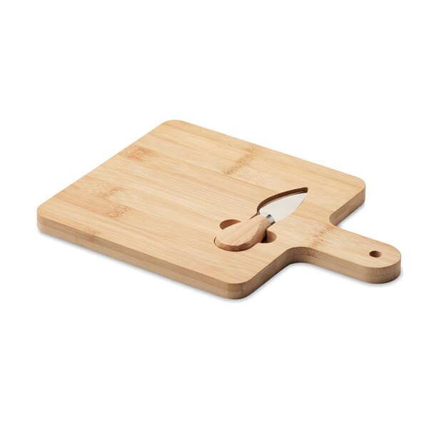 DARFIELD Plateau à fromage en bambou - GiftRetail MO6415