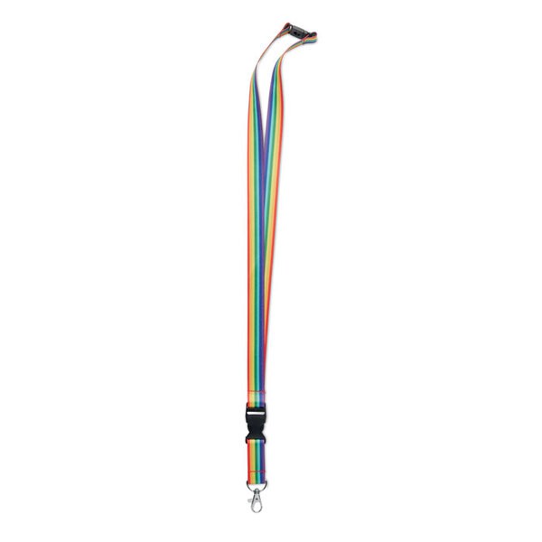 BOWYARD Tour de cou en RPET arc-en-ciel - GiftRetail MO6423