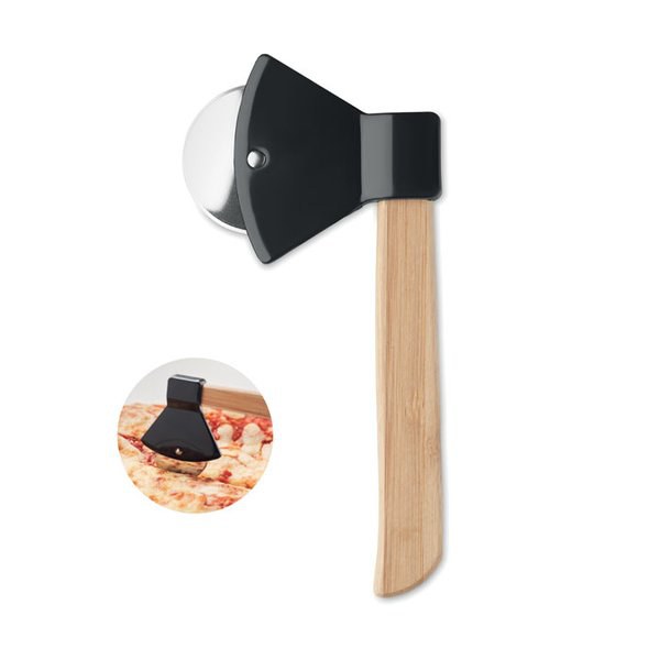 ZAZA Coupe-pizza manche en bambou - GiftRetail MO6592