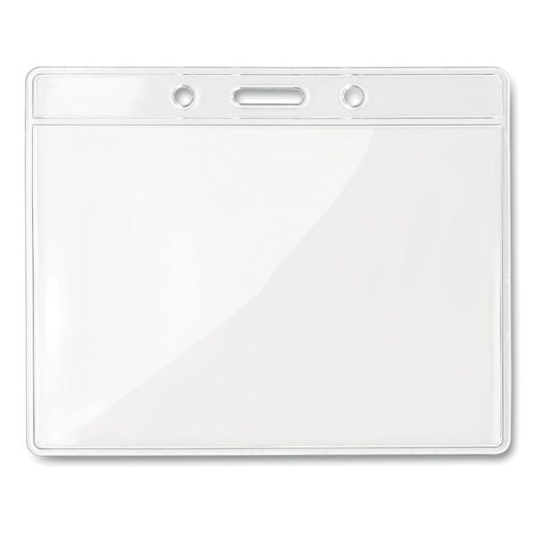 BADGY Porte-Badge Transparent 10x8 cm Pratique - GiftRetail MO8599