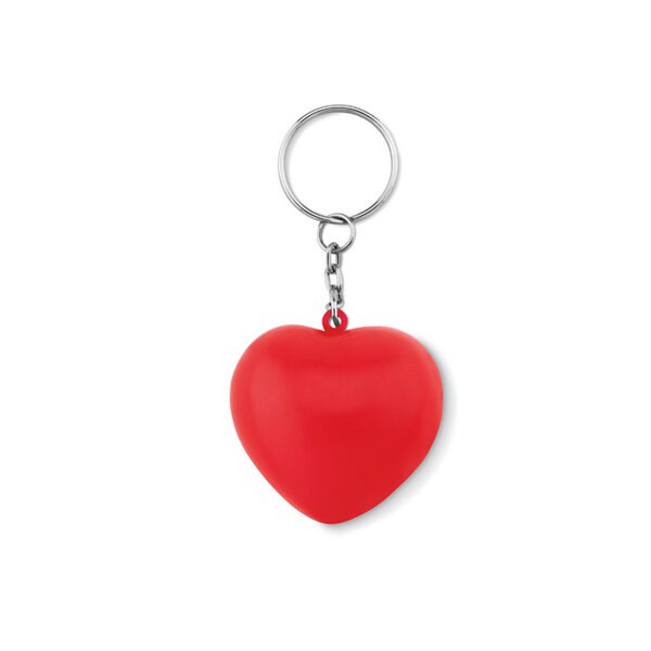 LOVY RING Porte-clés en PU forme cœur - GiftRetail MO9210